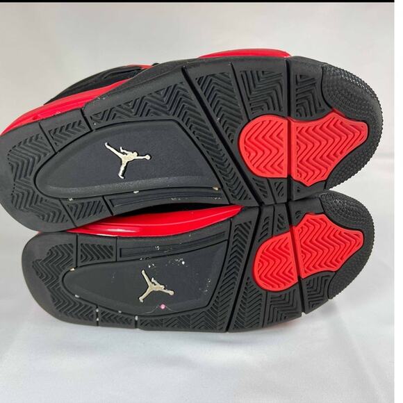 Nike Air Jordan 4 Retro GS Red Thunder Men\'s Shoes - Size 6 - Ships Now main image 4